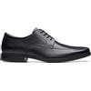 Clarks Howard Over, Uomo, Pelle Nera, 43 EU