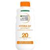 Garnier Ambre Solaire Hydra 24H protect SPF20 Latte protettivo