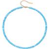 COAI Collana Donna Perline Pietre Naturali Dure Semipreziose Sfaccettate, Collana di Turchese Sintetico Donna