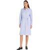 Tommy Hilfiger Essential Knee Shirt Dress WW0WW41001 Vestiti Camicia, Blu (Blue Spell Ithaca STP), 42 Donna