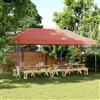 vidaXL Tenda Pieghevole Pop-up 3x6 m da Giardino Crema Tendone Gazebo da Party vidaXL