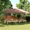 vidaXL Tenda Pieghevole Pop-up 3x6 m da Giardino Crema Tendone Gazebo da Party vidaXL