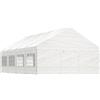 vidaXL Gazebo con Tetto Bianco 5,88x2,23x3,75 m in Polietilene vidaXL