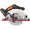 (TG. 1bat 2.0Ah) WORX wx530 - sega circolare exactrack 20 V 2Ah - NUOVO