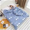 FANSU Copriletto Trapuntato Matrimoniale Singolo Elegante Reversibile Coperta Trapunta Primaverile Estivo Antipolveri Copri Letto per Camera da Letto (Elefante,140x200cm)