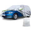 Opaltool Telo Copriautoda da Esterno Adatto a VW Touran 2003-2025 | Copertura Completa per Auto con Cerniera Della Porta, Serratura e Bande Antivento per la Protezione da Sole, Neve e Polvere