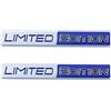 SgW 2 Pezzi Adesivi con Stemmi Limitata Edizione per Auto, Moto, Camion (Blu)