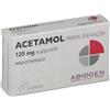 ABIOGEN PHARMA SPA Acetamol Prima Infanzia 10 Supposte 125mg
