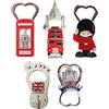 Generic Best Mix of Famous UK Britain London Icons - Set di 5 apribottiglie per frigorifero