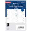Filofax Pocket FRENCH WEEK ON TWO PAGES MID YEAR AUG 24 - LUGLIO 25