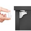 Dokon Blocca Cassetti per Bambini Magnetici 10 Serrature 2 Chiavi Chiusure Sicurezza Bambini per Armadietto Cassetto Blocca Cassetti per Bambini con 3M Adesivo Nessun Trapano Necessarioc