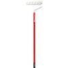 PENNELLIFICIO 2000 | Rullo in Poliammide con Asta Telescopica da 200 cm, per Pareti Lisce e Poco Ruvide, Cartonegesso, Idropittura, L 24 cm, ⌀ 4,8 cm - Made in Italy