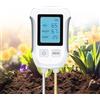 Tolesum 3 in 1 Misuratore del Suolo, Digitale per Piante con Termometro/umidità del Suolo/PH con Display LCD per Giardinaggio, Agricoltura e Esterne