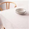 BL BELUM BELUM | Tovaglia antimacchia jacquard dimensioni 155 x 155 cm - Tovaglia antimacchia extra morbida colore bianco - Tovaglia in tessuto 70% cotone - 30% poliestere modello 31990C