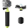 WOLFANG Impugnatura galleggiante, impugnatura impermeabile, monopiede, impugnatura per selfie galleggiante per action camera, fotocamera sportiva, ecc
