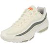 Nike Air Max 95 Ultra, Sneaker Uomo, White/White-Cool Grey-Total Orange, 47.5 EU