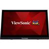 Viewsonic TD1630-3 monitor touch screen 40,6 cm (16) 1366 x 768 Pixel Nero Da tavolo [TD1630-3]