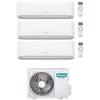 HISENSE CONDIZIONATORE HISENSE HI-COMFORT TRIAL SPLIT 9000+9000+12000 BTU INVERTER R32 3AMW52U4RJC A++ WIFI