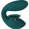 Shots Innovation Twitch 3 Rechargeable Vibrator & Suction Forest Green