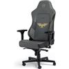 noblechairs Sedia da gioco Noblechairs Hero Edizione Warhammer 40k in Pelle sintetica Grigio/Nero/Oro