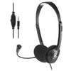 Ngs Cuffie Ngs con microfono regolabile doppio jack 3.5mm Cavo 1.5m Nero [MS103MAX]