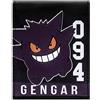 Pokémon Gengar 094 Viola Stripe Viola portafoglio