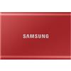 SAMSUNG SSD Esterno SAMSUNG Portable T7 1TB Rosso USB-C 3.2 Gen 2 (10 Gbit/s)