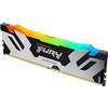 Kingston Fury Renegade DDR5 RGB 16GB 6000MT/s DDR5 CL32 DIMM Memoria Gaming per Computer Fissi Modulo Singolo - KF560C32RSA-16