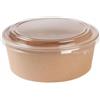 50 Ciotole Poke Da 750ml + 50 Coperchi - Contenitori Monouso Per Insalate, Poke Bowl, Sushi E Street Food