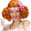 W WIDMANN MILANO Party Fashion - B9077 - Perücke Charleston, rot, der Goldenen 20er Jahre, Karneval, Mottoparty