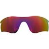 Wetnenss Lenti di ricambio per modelli Oakley della serie Radarlock Path Sunglass polarizzate spessore 1,5 mm prevenzione del sale resistente agli oli, rosso scuro, 132*45mm