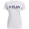 Under Armour T-Shirt Donna UA Vintage Performance SS T-Shirt - Bianco