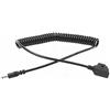 HangTon Cavo di alimentazione a spirale per monitor D-tap DC Barrel 5,5 * 2,5 mm per Blackmagic BMCC DSLR