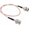 HangTon Cavo video da BNC maschio BNC a maschio BNC 3G SDI per Blackmagic, sottile schermato RG179, 75 Ohm (45 cm)