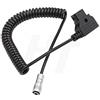 HangTon V-MOUNT D-Tap 5 Pin cavo di alimentazione a spirale per monitor PortKeys LH5H LH5P