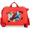 JOUMMA BAGS Spiderman Urban Trolley Cavalcabile Abs 4 Ruote Rosso - REGISTRATI! SCOPRI ALTRE PROMO