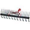 VIRIDEX STARS RASTRELLO AREATORE LAMELLARE DOPPIO S/M 36cm DENTI 11/21 A 26 mm