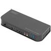 ‎DIGITUS DIGITUS 2-Port KVM-Switch - 2x DP-1x DP/HDMI 2.0 Out - Single-Display - UHD 4K@6