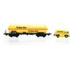 BLACKSTAR Black Star BS00100 Set BUTANGAS cisterna Zagkk + camion Fiat 650N livrea gialla