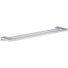 hansgrohe AddStoris - Portasciugamani bagno doppio, portasciugamani a parete, fissaggio nascosto, accessori bagno, cromo, 41743000