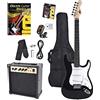Voggenreiter Volt EG100 Set di base con Chitarra elettrica, Amplificatore, Tutorial e Accessori