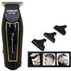 OISE ART STORE Trade Shop - Rasoio Elettrico Regola Barba Taglia Capelli Batteria Ricaricabile 3 Pettini 7585