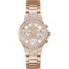 GUESS Orologio Analogico al Quarzo Donna con Cinturino in Acciaio Inossidabile GW0320L3