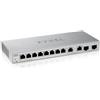 Zyxel Multi-Gigabit Web-Managed Switch 12 Ports, Davon 2 Ports mit 2,5 G und 2 P