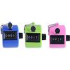 Hsthe Sea 3 Pezzi Contapassi clicker contatore Manuale, Contatori manuali, Contatore quantità Meccanico in plastica Senza Funzionamento a Batteria, per Allenatore Sportivo (Verde + Rosa + Blu)