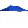 vidaXL AX Gazebo Pieghevole Tendone Eventi 5.75x2.9x3.07m Blu Barbecue Elegante + 45502