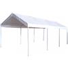 Giordanoshop Gazebo Auto 3x6 m in Acciaio Bianco