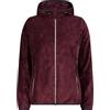 CMP, Giacca Donna Cappuccio Fisso, Burgundy, L