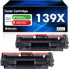 inkalfa 139X 139A Cartuccia Toner Compatibile per HP 139X 139A W1390X W1390A LaserJet Pro 3002dw 3002dn MFP 3102fdn 3102fdw 3002 3102 Multipack - Nero, 2-Pack