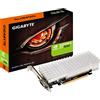 Gigabyte GT 1030 Silent Low Profile 2G - graphics cards (NVIDIA, GeForce GT 1030, 4096 x 2160 pixels, 1257 MHz, 1506 MHz, 2 GB), GV-N1030SL-2GL, Nero